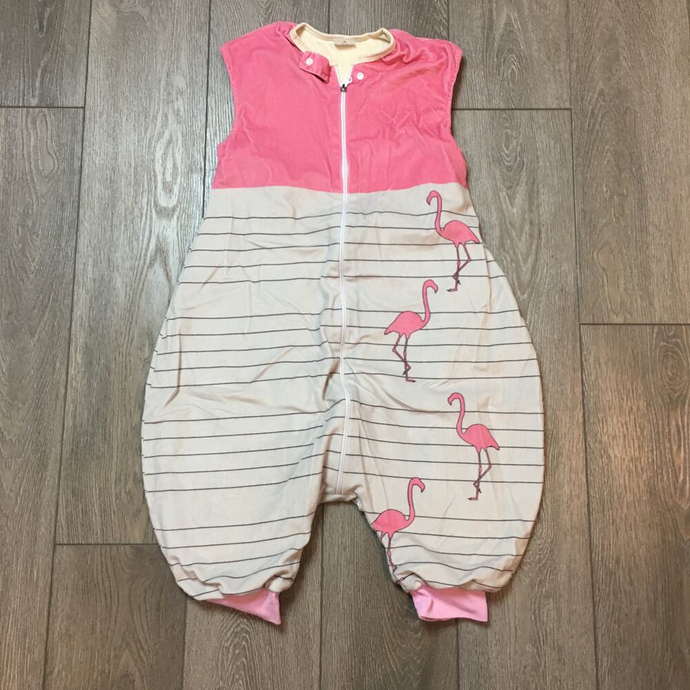 Michley Large Sleeping Sack with Feet Sleeveless Sleeping Bag Sizes Large Pink